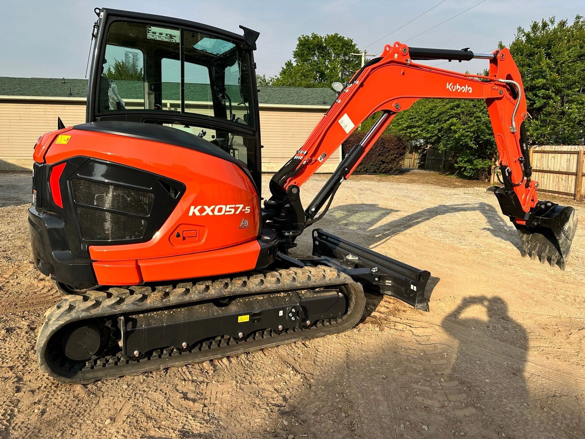 Kubota KX057-5 compact excavator