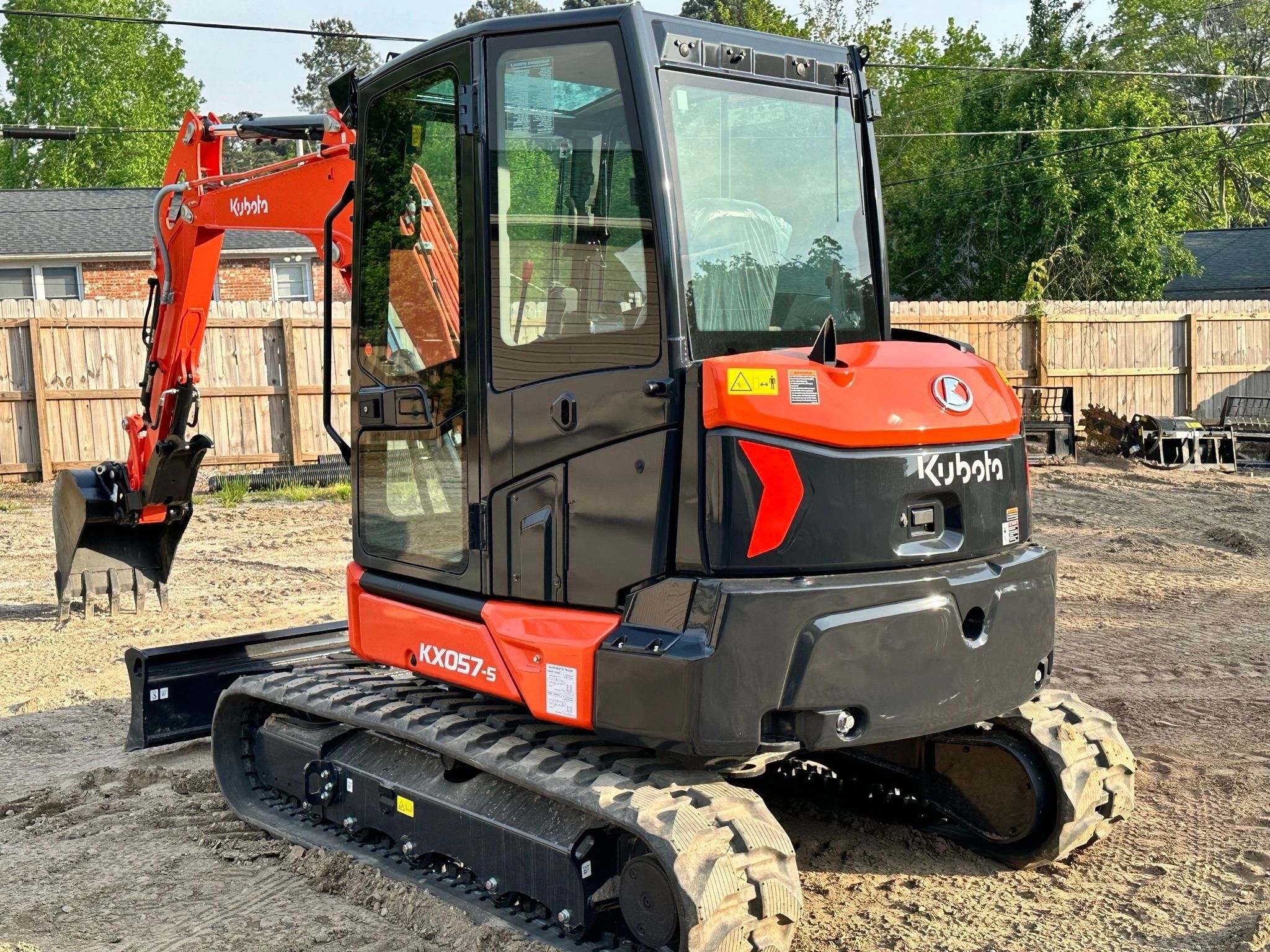 Kubota KX057-5 mini excavator residential