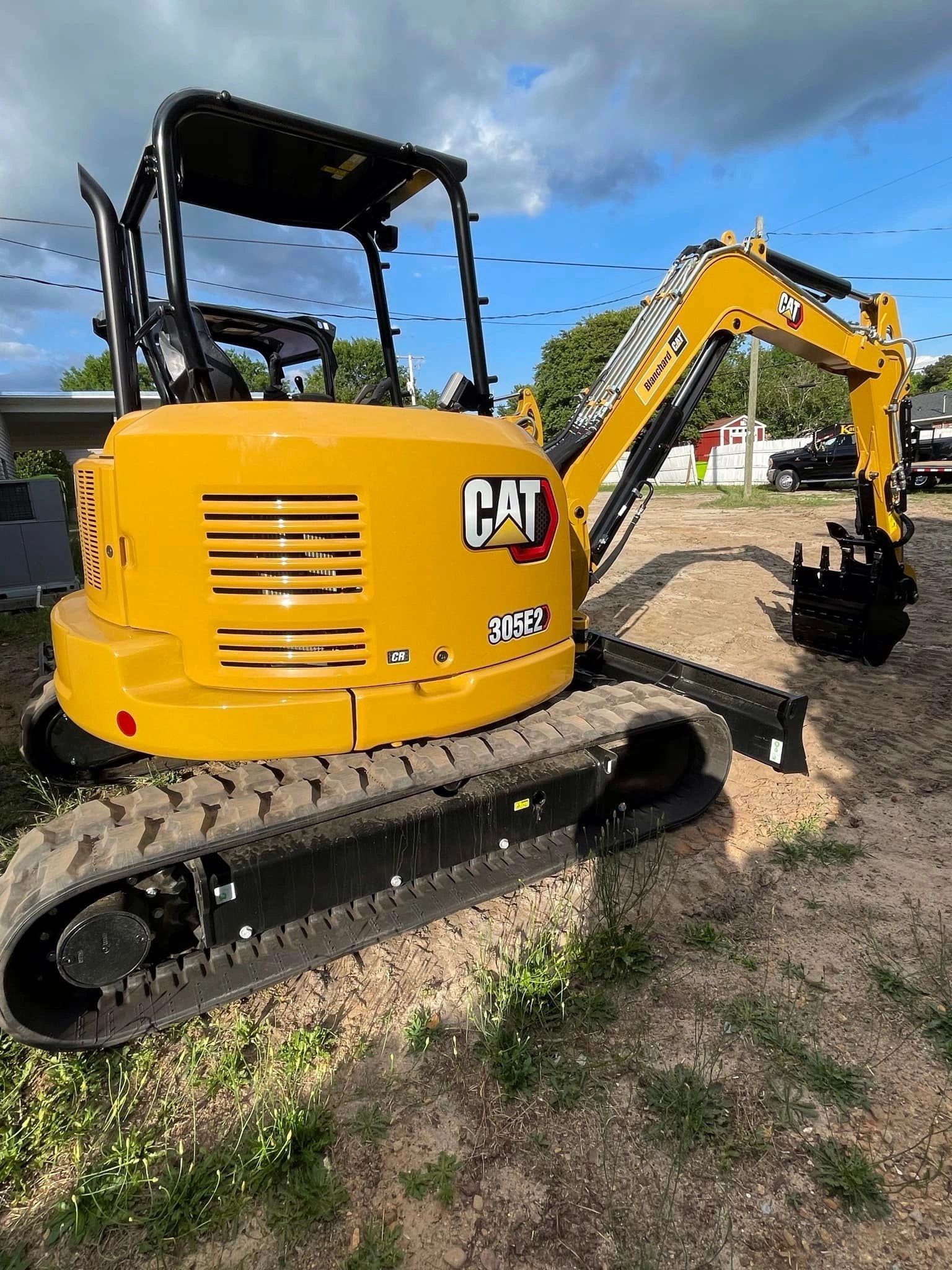 CAT 305F2 mini excavator rental Columbia SC