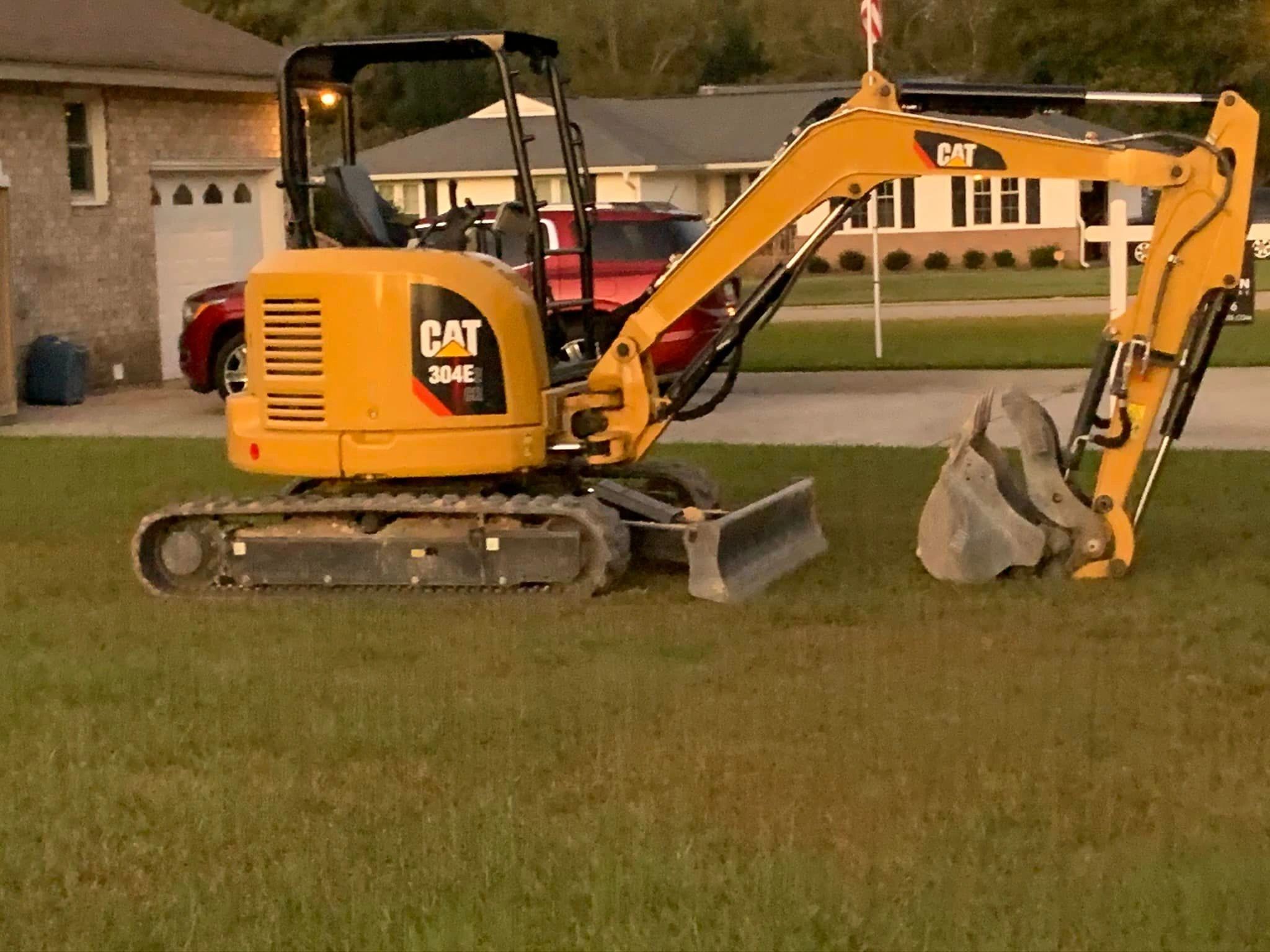 CAT 304E mini excavator